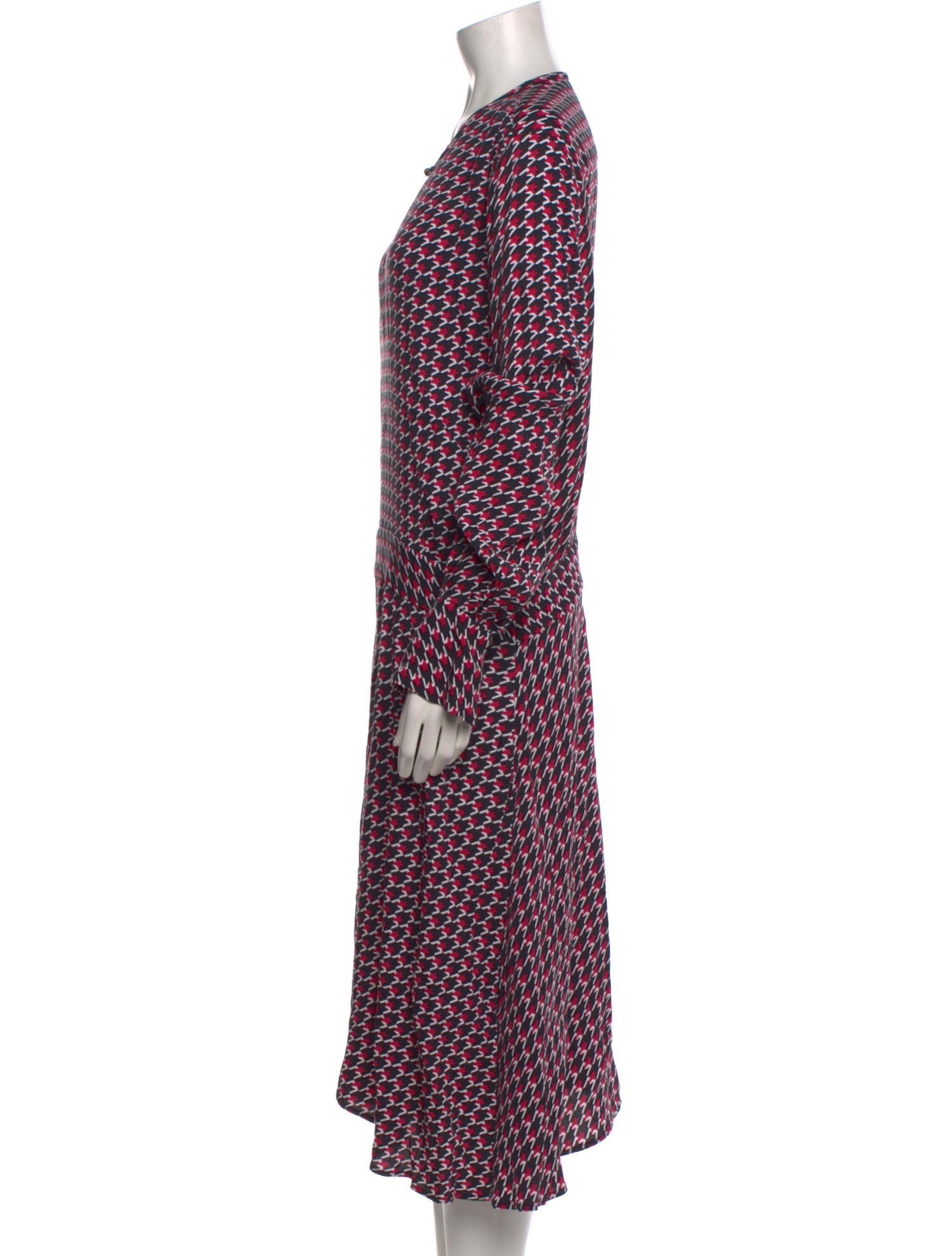 Equipment Printed Knee-Length Dress